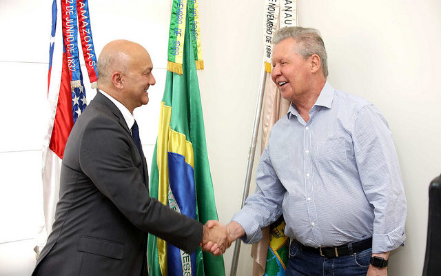 Prefeito e superintendente da Suframa afinam discurso sobre a Zona Franca.