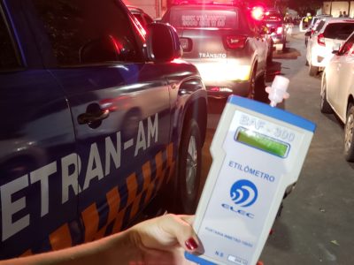 Detran-AM flagra 32 motoristas dirigindo sob efeito de álcool no final de semana
